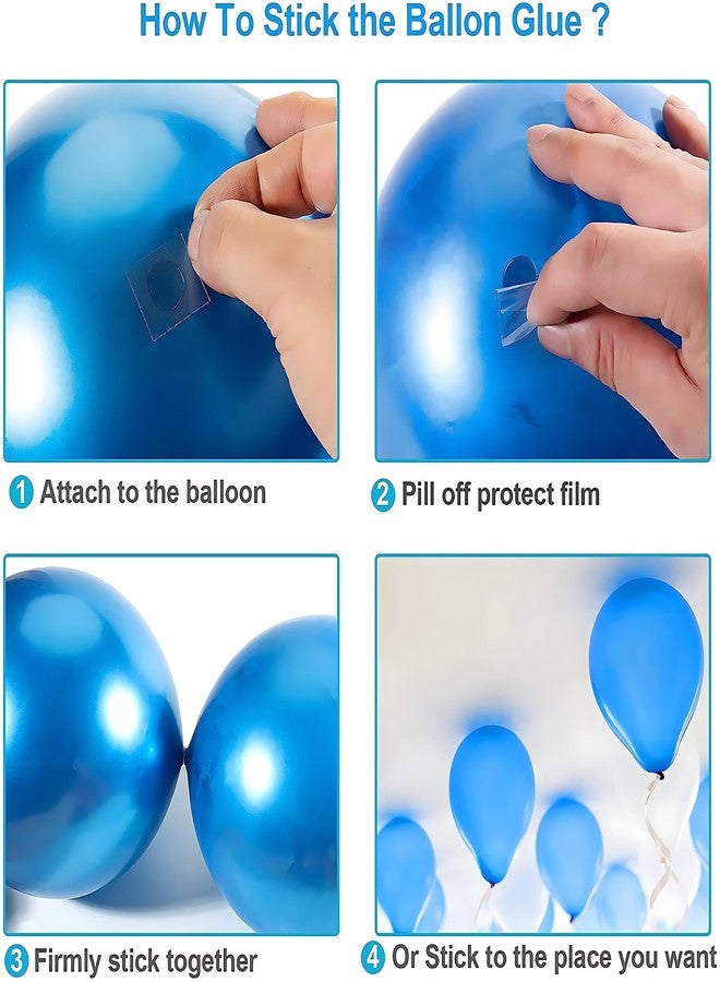 Flyloons Glue Dots for balloons with 100 Dots birthday decoration items baby shower anniversary - Image 2